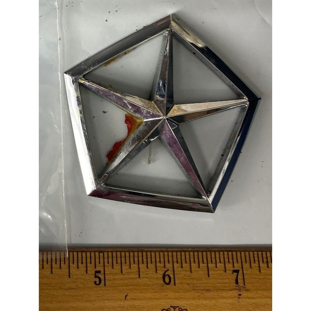 Chrysler‎ Pentastar Emblem Badge – Chrome